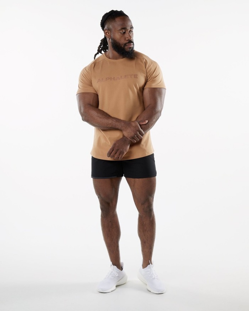 Alphalete Core Uomo Camicie Rosse | 18AVERMXG