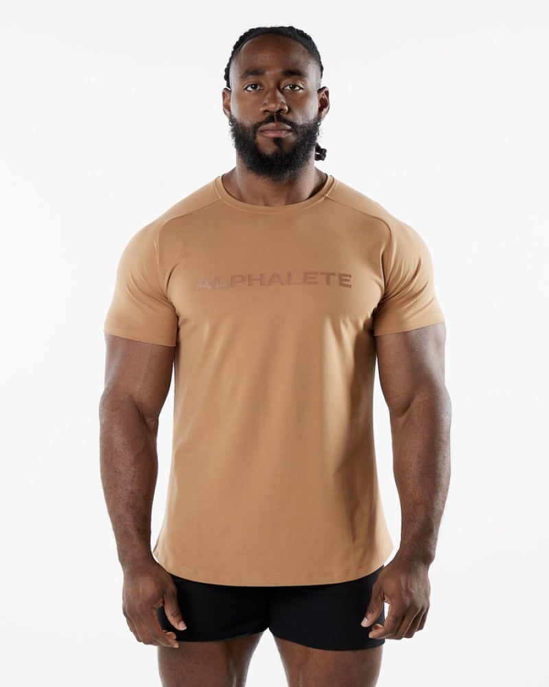 Alphalete Core Uomo Camicie Rosse | 18AVERMXG