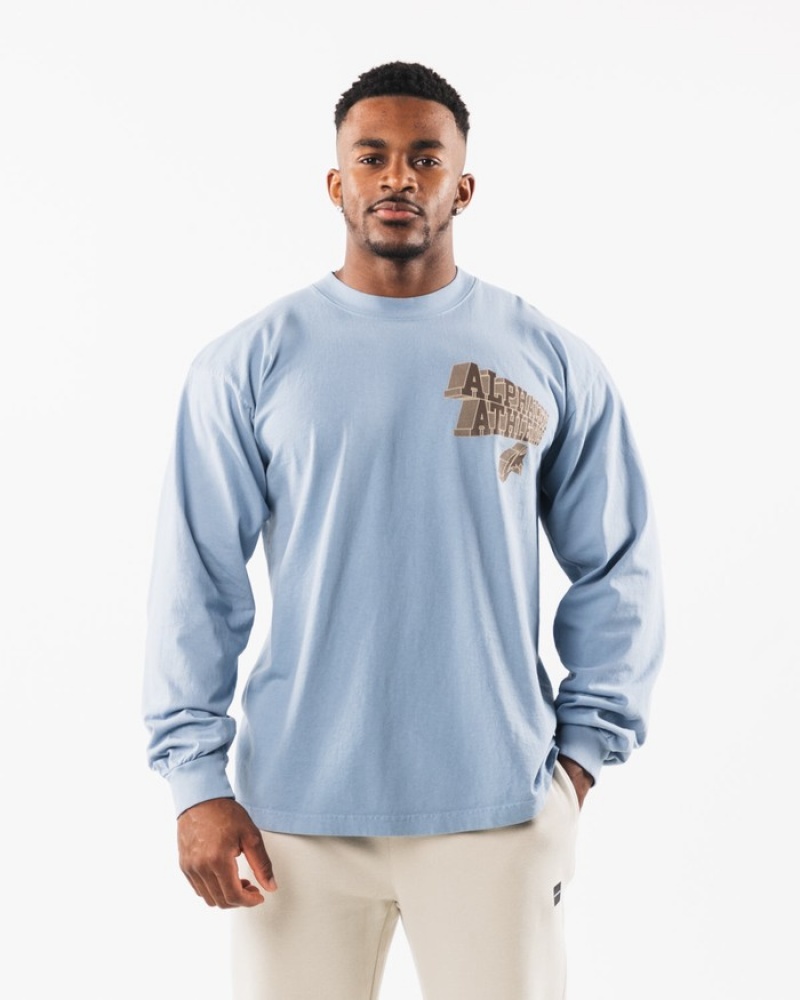 Alphalete Dimensional Uomo Camicie Blu | 07NJMQDFI