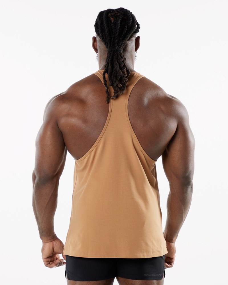 Alphalete Dynasty Stringer Uomo Canotta Rosse | 62MASVDUH