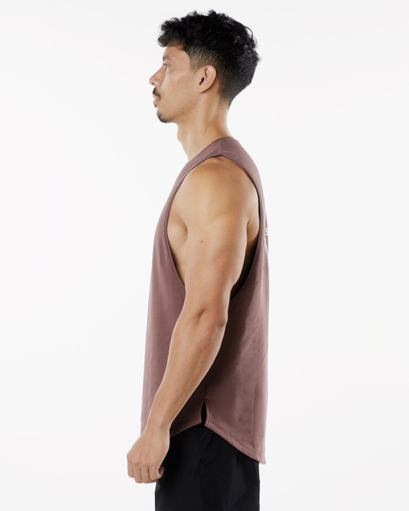 Alphalete Dynasty Uomo Canotta Bordeaux | 93WBVJAPM