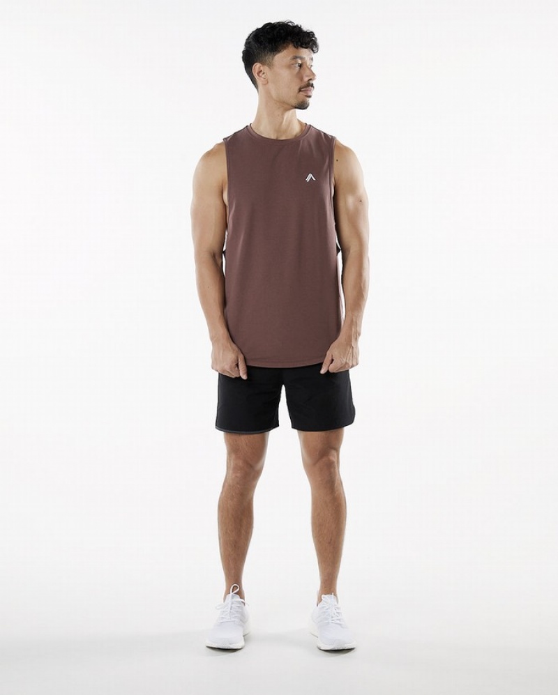 Alphalete Dynasty Uomo Canotta Bordeaux | 93WBVJAPM