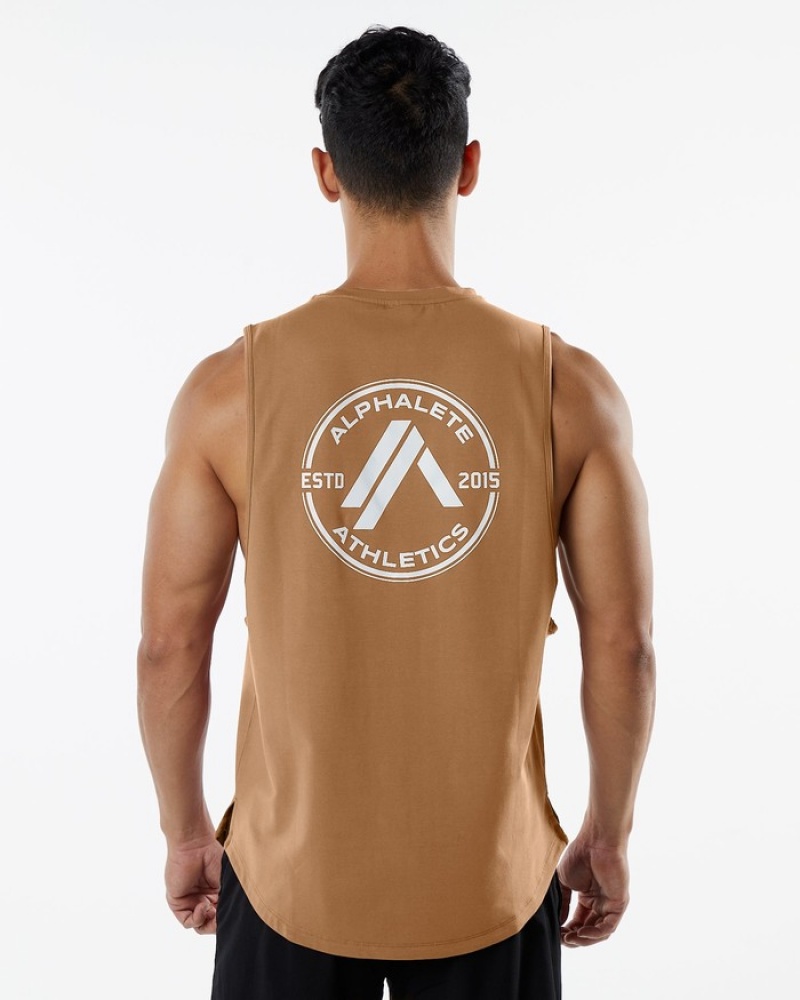 Alphalete Dynasty Uomo Canotta Rosse | 69QPKMBEO