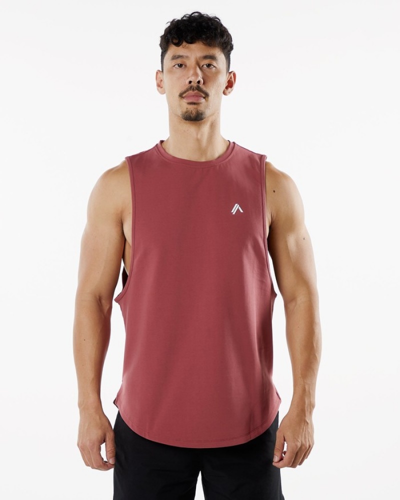 Alphalete Dynasty Uomo Canotta Rosse | 84BDUYNVC