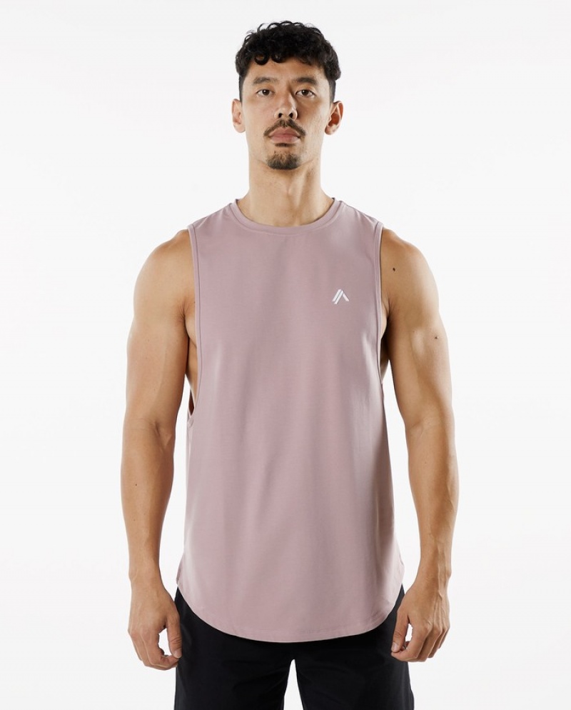 Alphalete Dynasty Uomo Canotta Viola | 43ACMVYUJ
