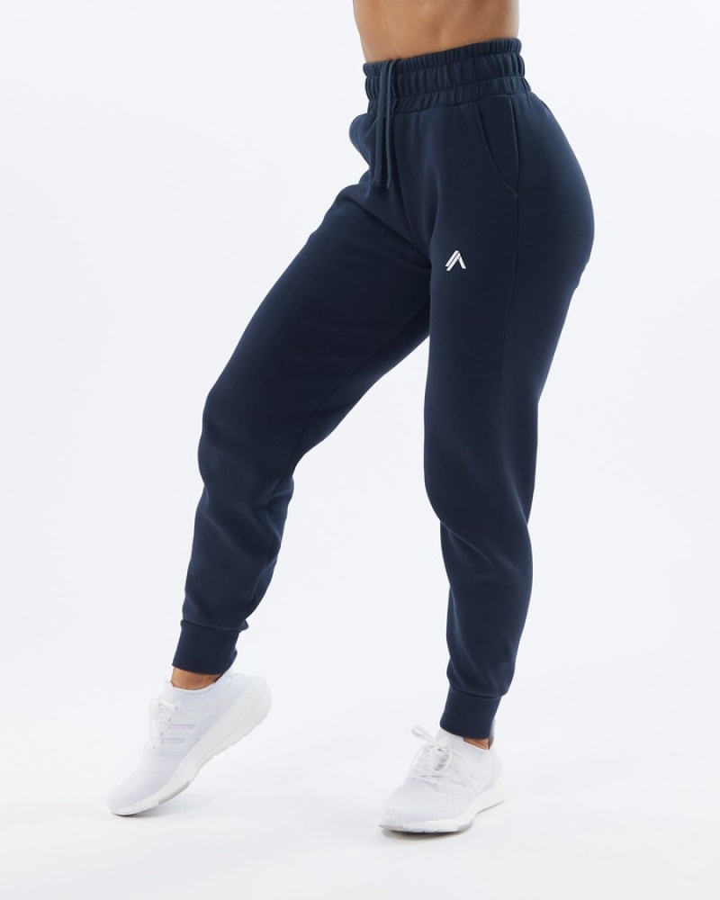 Alphalete ELMTS Cuffed Donna Pantaloni Jogger Blu Marino | 82TUCMPBD