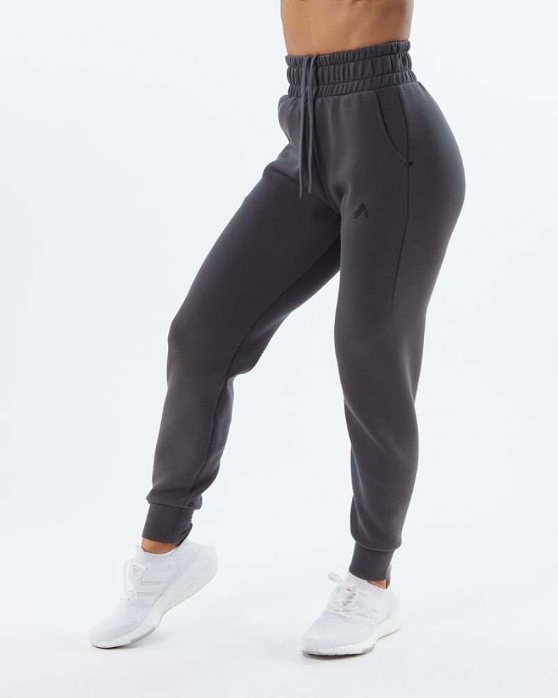 Alphalete ELMTS Cuffed Donna Pantaloni Jogger Grigie | 42MBTEYPU