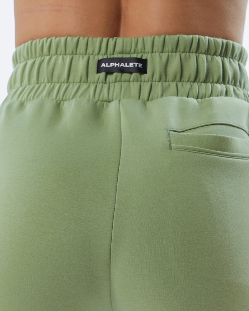 Alphalete ELMTS Cuffed Donna Pantaloni Jogger Verdi Chiaro | 60QLRUNIW