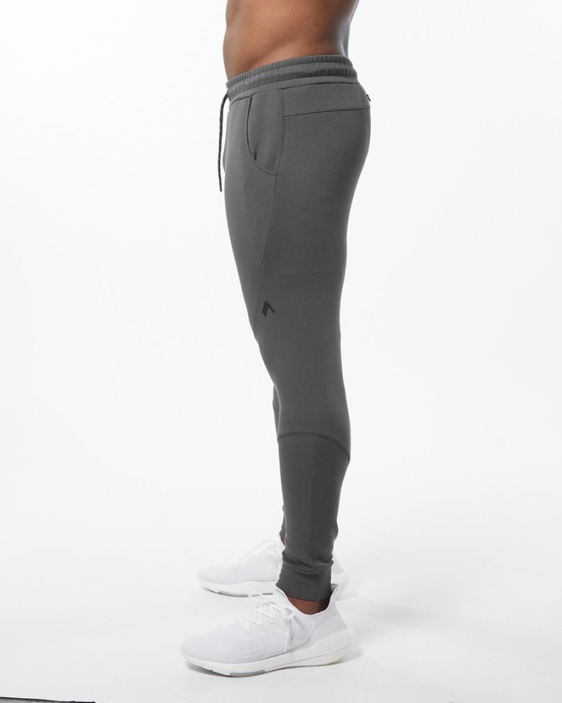 Alphalete ELMTS Cuffed Uomo Pantaloni Jogger Grigie | 95LFMKCYH