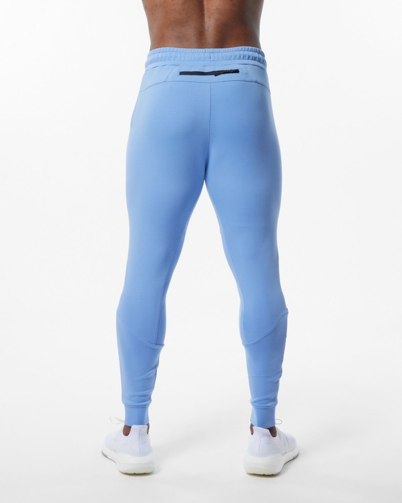 Alphalete ELMTS Cuffed Uomo Pantaloni Jogger Blu Chiaro | 29LMCZVNW