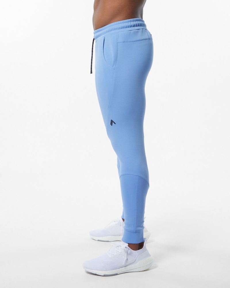 Alphalete ELMTS Cuffed Uomo Pantaloni Jogger Blu Chiaro | 29LMCZVNW