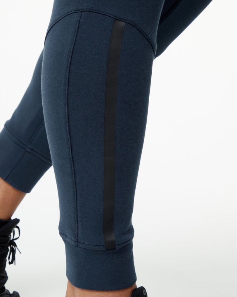 Alphalete ELMTS Cuffed Uomo Pantaloni Jogger Blu Marino | 93VWOKDJS