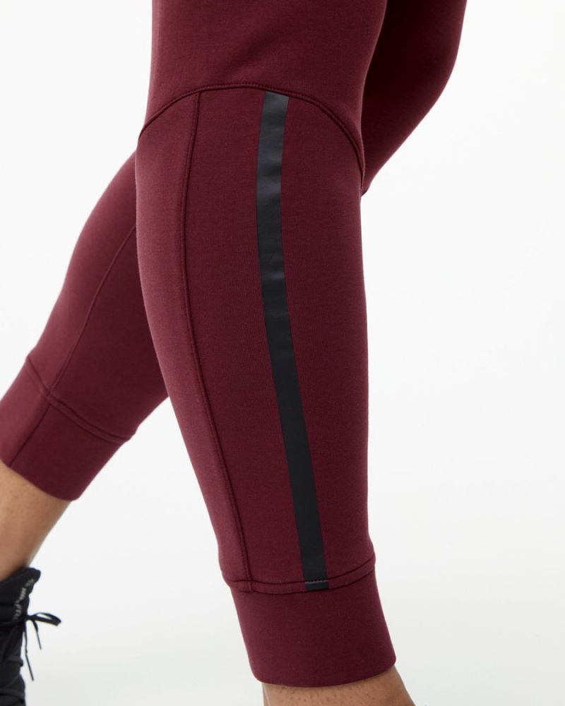 Alphalete ELMTS Cuffed Uomo Pantaloni Jogger Bordeaux | 06LZNYERX