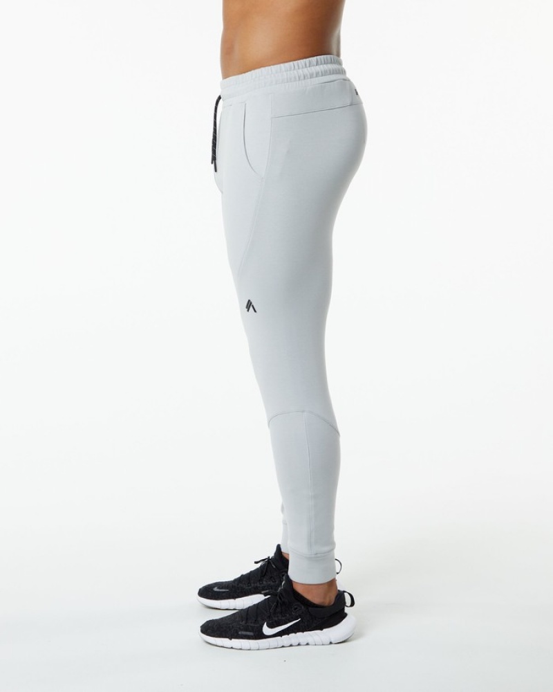 Alphalete ELMTS Cuffed Uomo Pantaloni Jogger Grigie | 18WMPVIXS