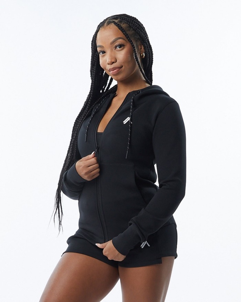 Alphalete ELMTS Ginnastica Donna Giacche Nere | 32LKMAPES