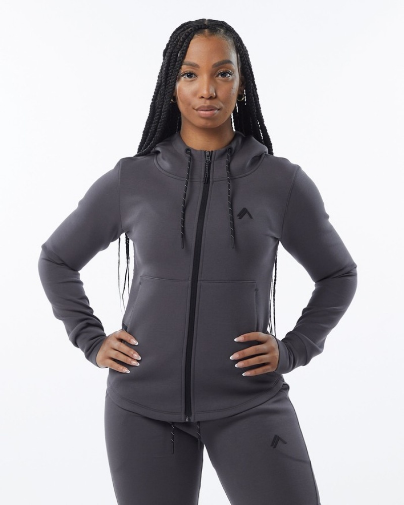 Alphalete ELMTS Ginnastica Donna Giacche Grigie | 60IMRFVHO