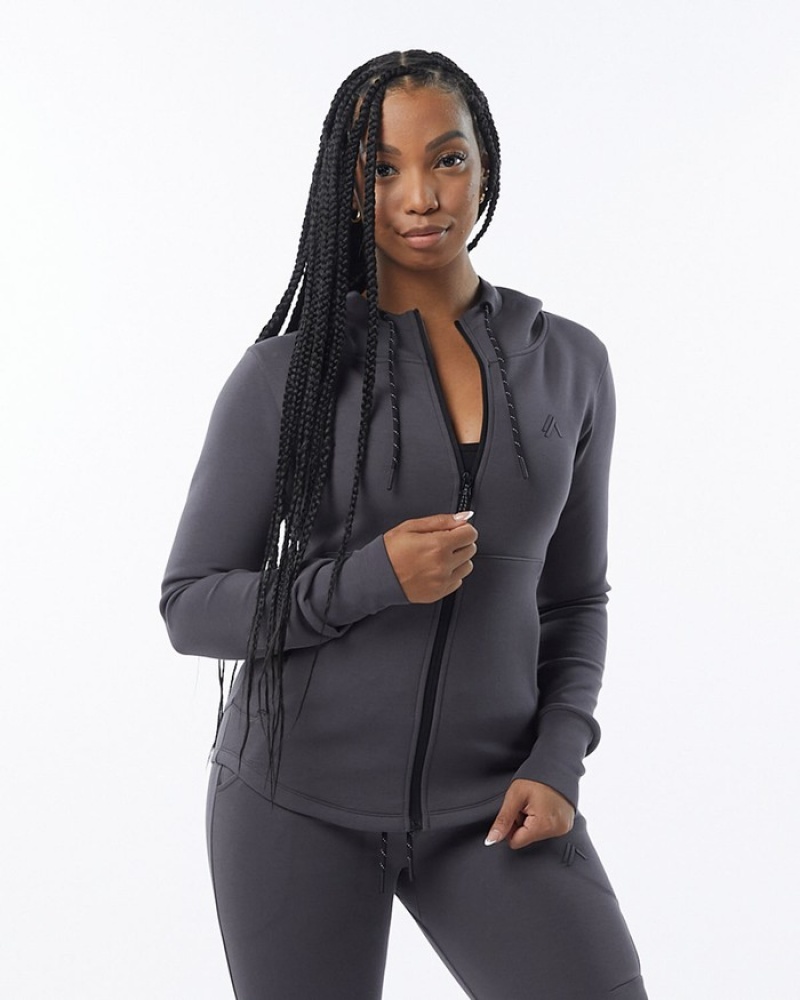 Alphalete ELMTS Ginnastica Donna Giacche Grigie | 60IMRFVHO