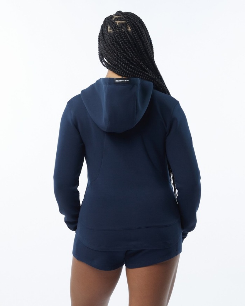 Alphalete ELMTS Ginnastica Donna Giacche Blu Marino | 75CBSHTYE