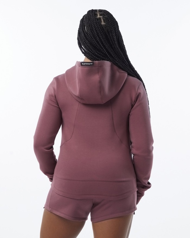 Alphalete ELMTS Ginnastica Donna Giacche Viola | 15AMYZPGV