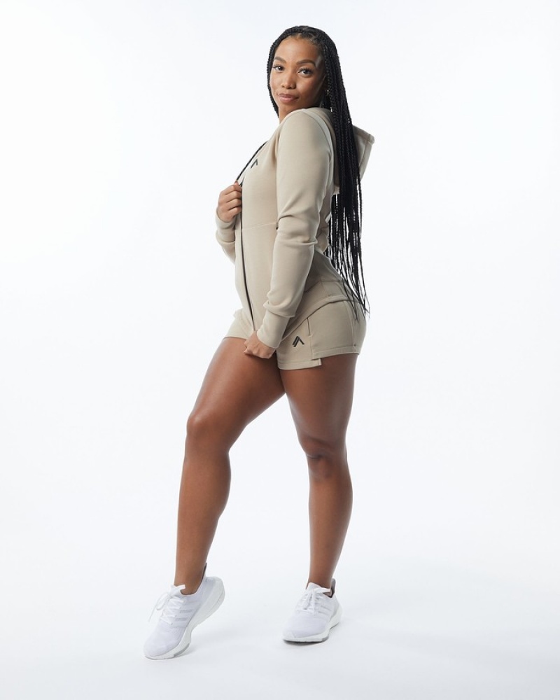 Alphalete ELMTS Ginnastica Donna Giacche Marroni | 09PTLANMU