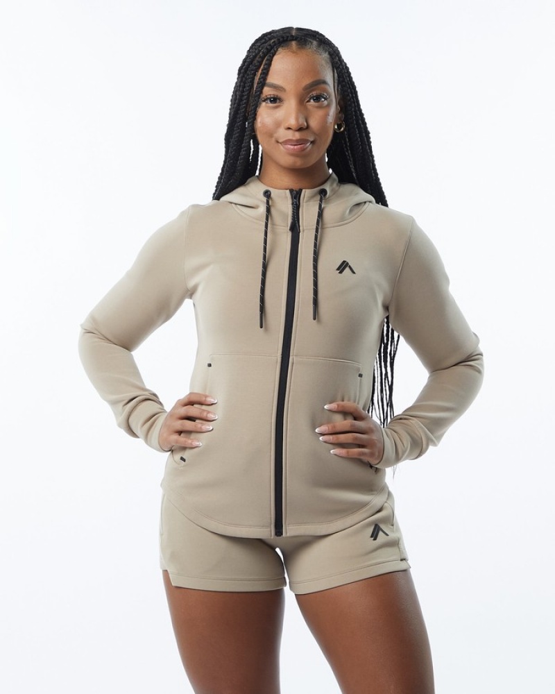 Alphalete ELMTS Ginnastica Donna Giacche Marroni | 09PTLANMU