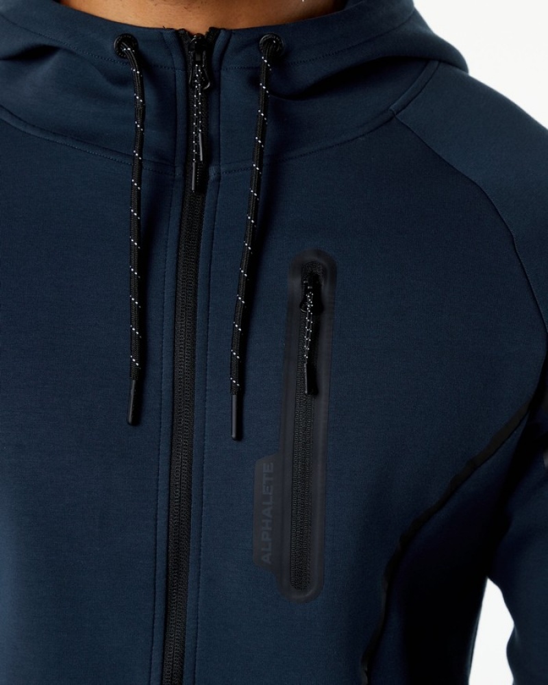 Alphalete ELMTS Ginnastica Uomo Giacche Blu Marino | 29IHBYSAW
