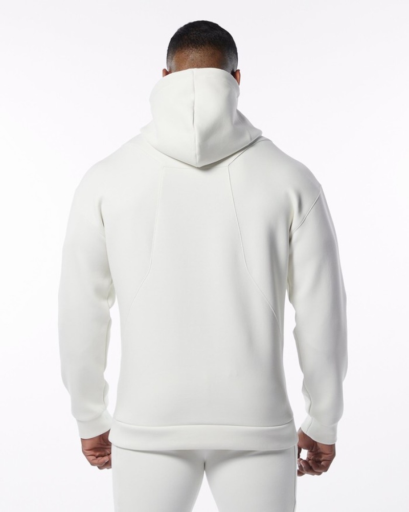 Alphalete ELMTS Uomo Felpa Con Cappuccio Crema | 34CBMPVIH
