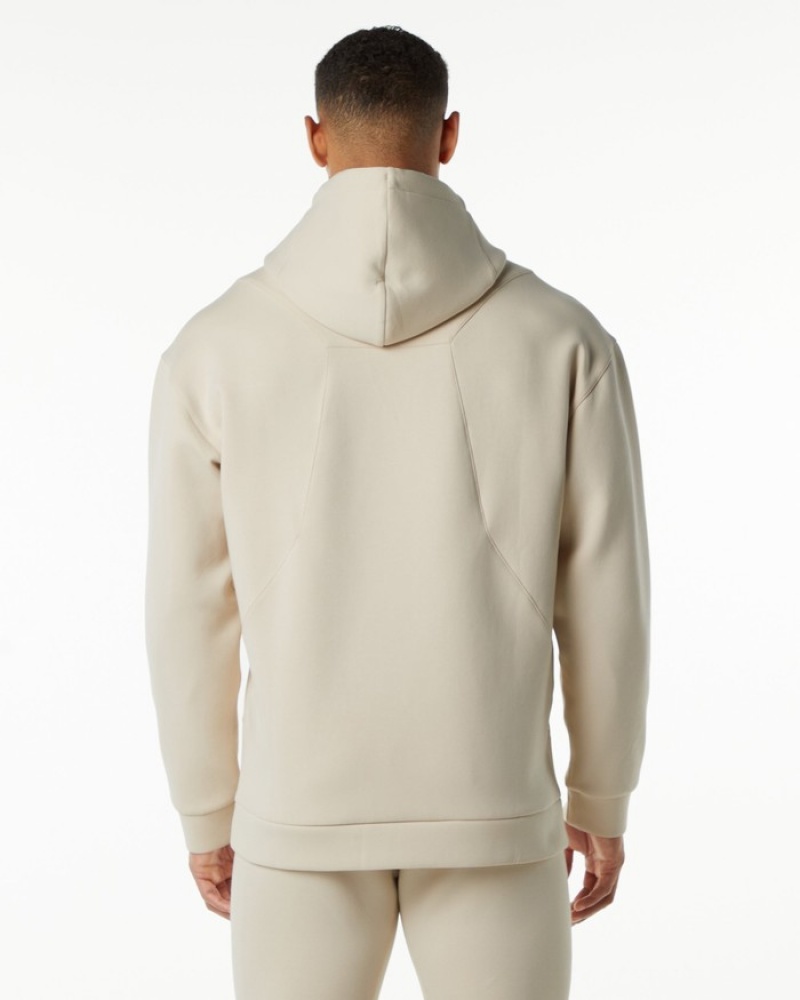 Alphalete ELMTS Uomo Felpa Con Cappuccio Gialle Chiaro | 07BGDVCLI