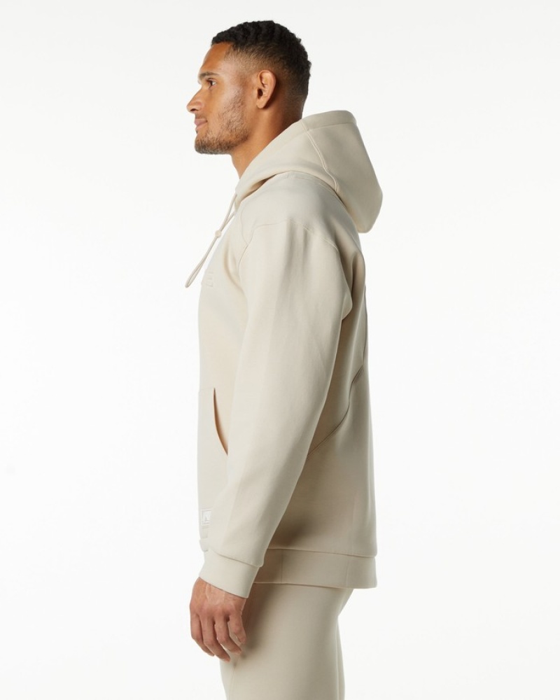 Alphalete ELMTS Uomo Felpa Con Cappuccio Gialle Chiaro | 07BGDVCLI