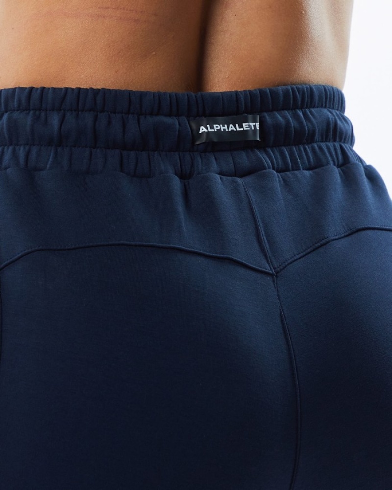 Alphalete ELMTS Zip Donna Pantaloni Jogger Blu Marino | 84BLWHRFG
