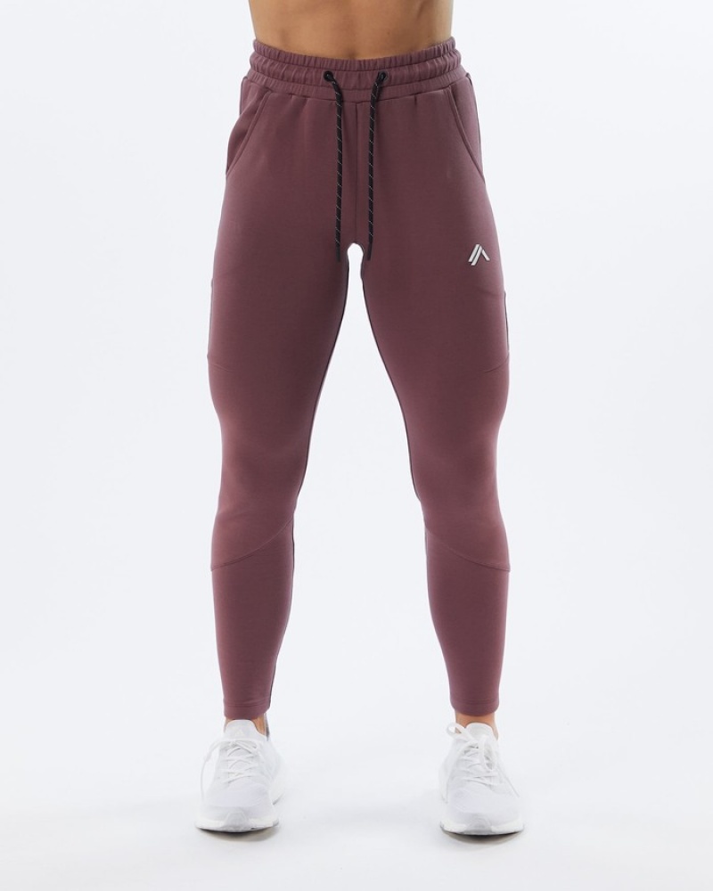 Alphalete ELMTS Zip Donna Pantaloni Jogger Viola | 59MSYJAHC