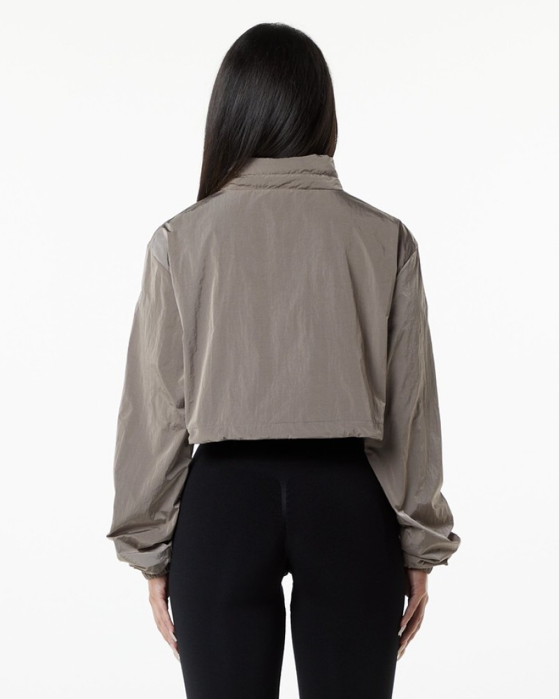 Alphalete Endure Crop Donna Giacche Marroni | 36IWNXZGS