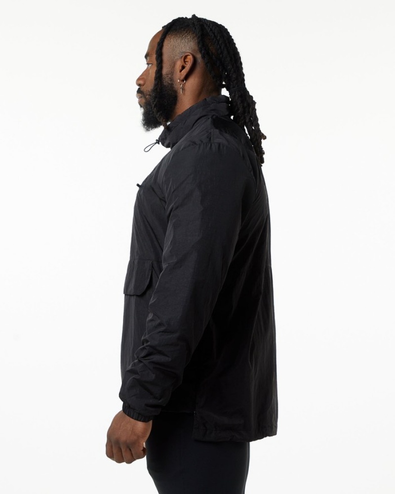 Alphalete Endure Pullover Uomo Felpa Nere | 86VPXIHSF