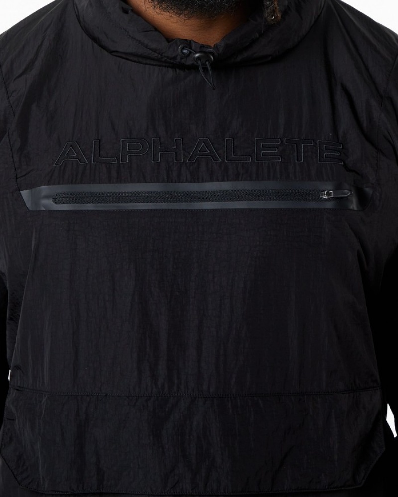 Alphalete Endure Pullover Uomo Felpa Nere | 86VPXIHSF