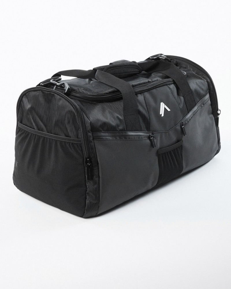 Alphalete Essential Duffel Donna Borse Nere | 12IHEXVBJ
