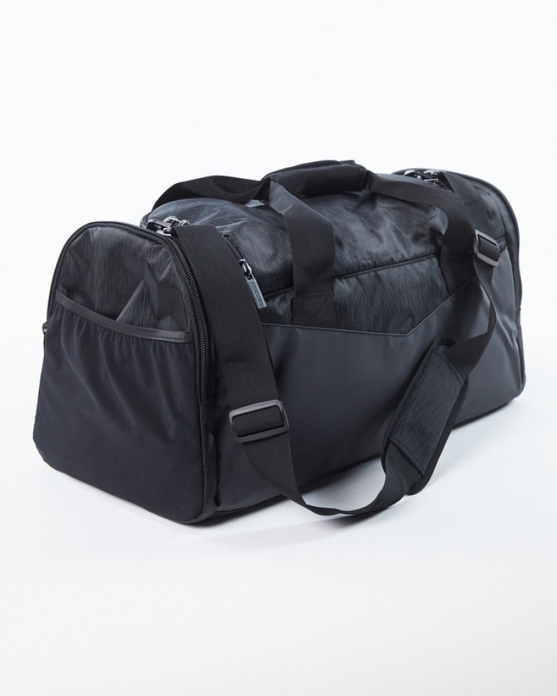 Alphalete Essential Duffel Uomo Borse Nere | 51HVBWYCZ