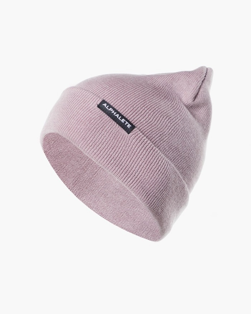 Alphalete Essential Foldover Donna Berretti Viola | 83ECWGIUN