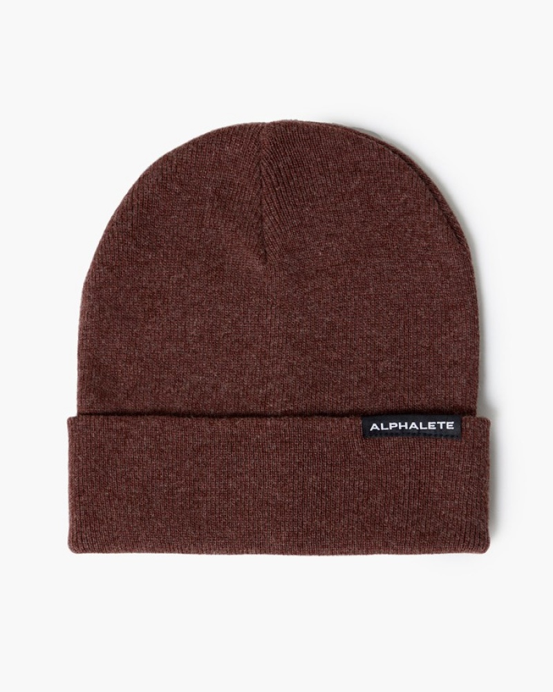 Alphalete Essential Foldover Donna Berretti Bordeaux | 50DMVTXQE