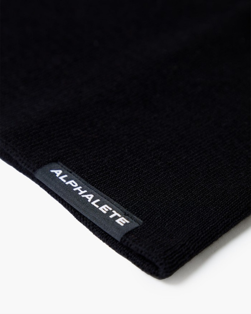 Alphalete Essential Uomo Berretti Nere | 49XCQTSNM