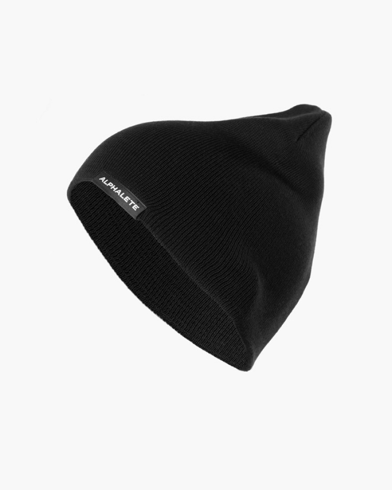 Alphalete Essential Uomo Berretti Nere | 49XCQTSNM