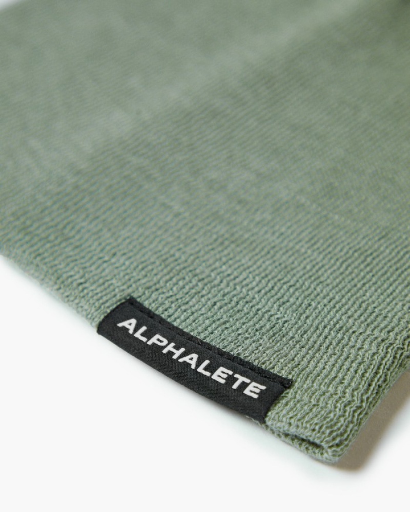 Alphalete Essential Uomo Berretti Verde Oliva | 96EIHSNDM