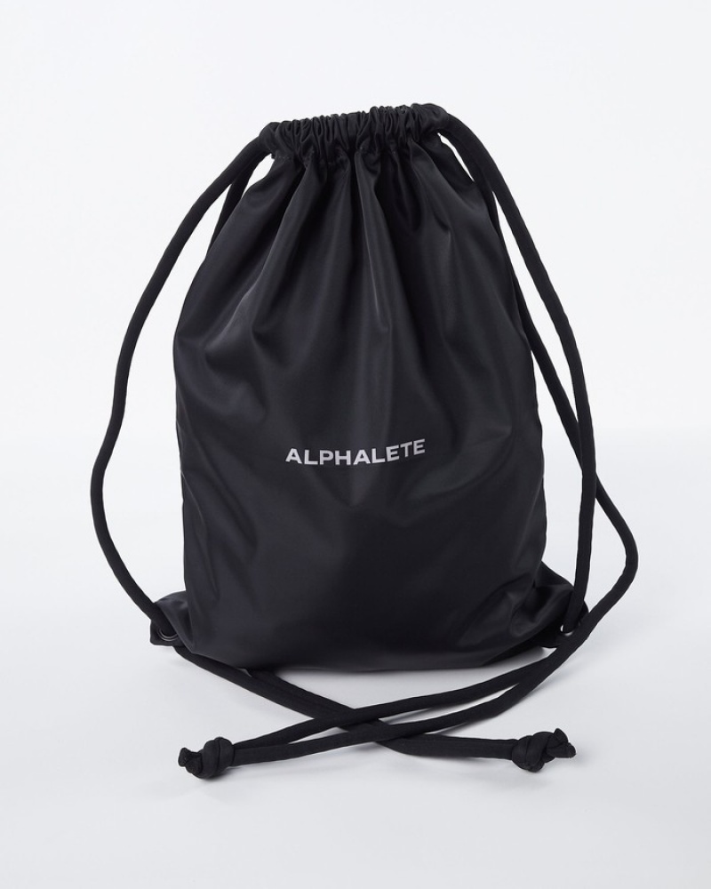 Alphalete Essential Uomo Borse Nere | 97EMUSHCD