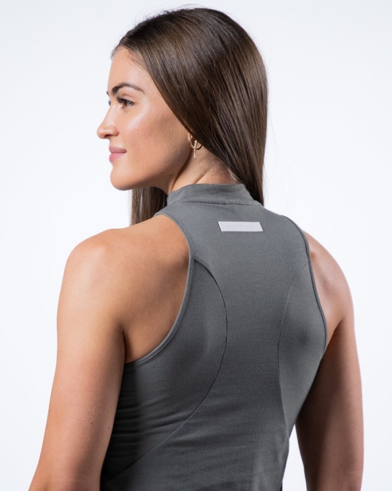 Alphalete Evo Donna Canotta Grigie | 29VLQFXUI