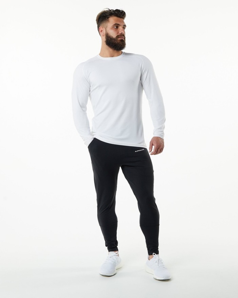 Alphalete Evo Epaulette Uomo Camicie Bianche | 20JLSRGTP