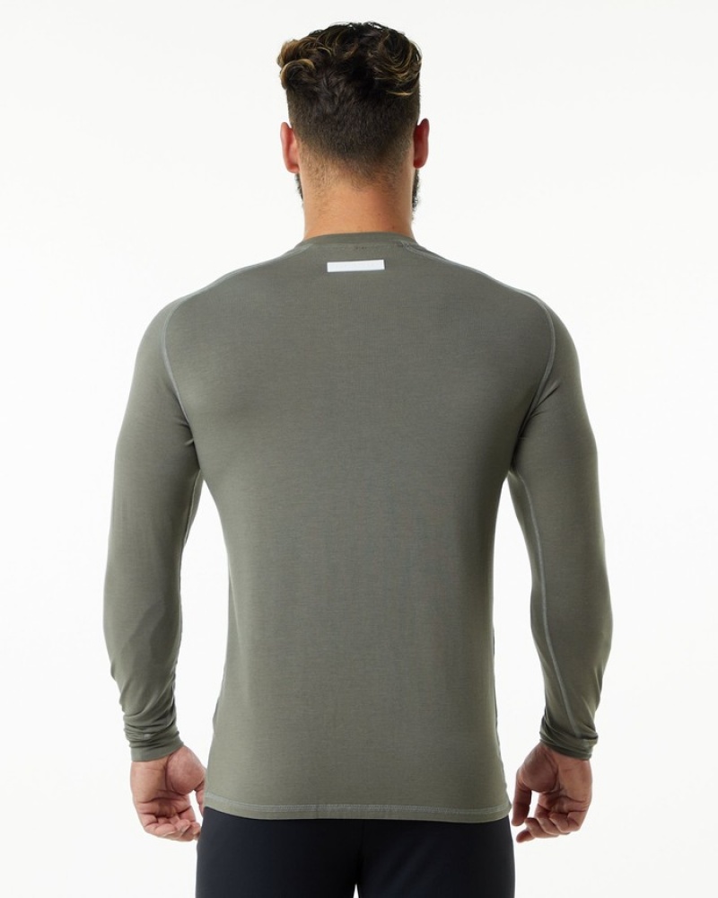 Alphalete Evo Epaulette Uomo Camicie Grigie | 34UDIRYEA