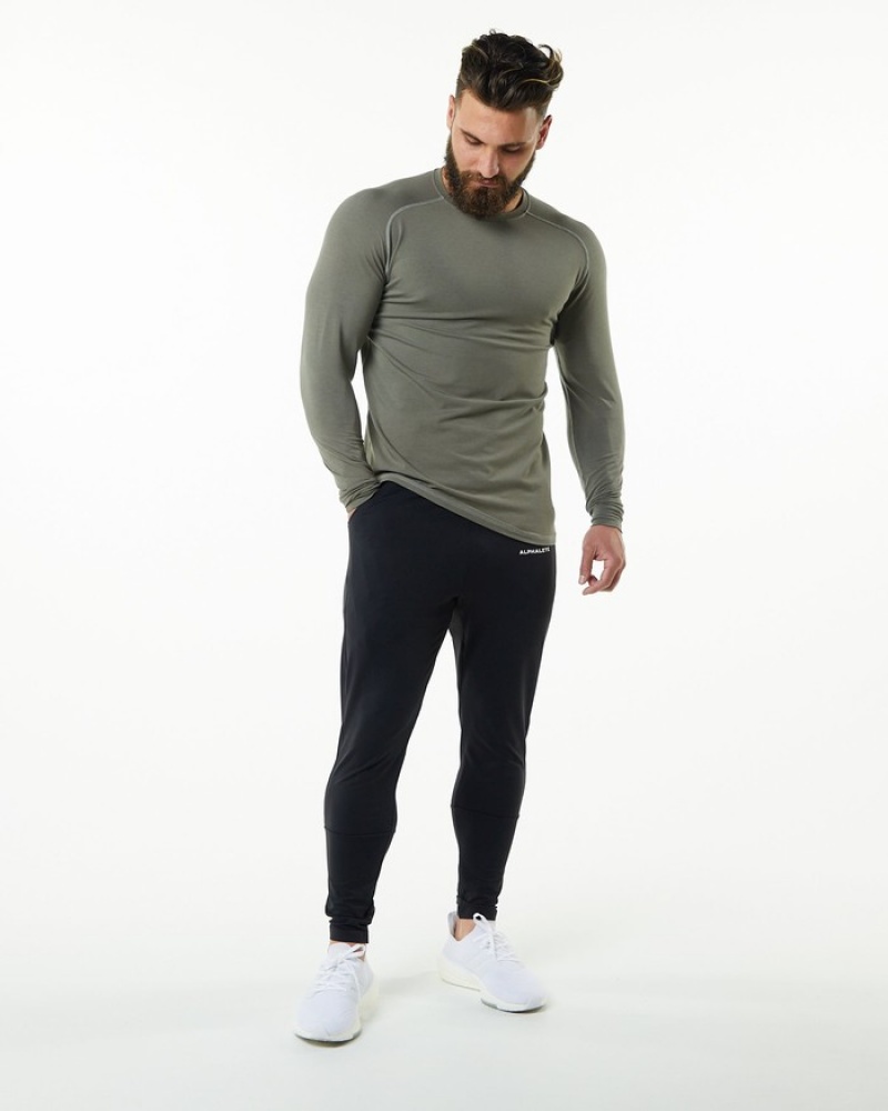 Alphalete Evo Epaulette Uomo Camicie Grigie | 34UDIRYEA