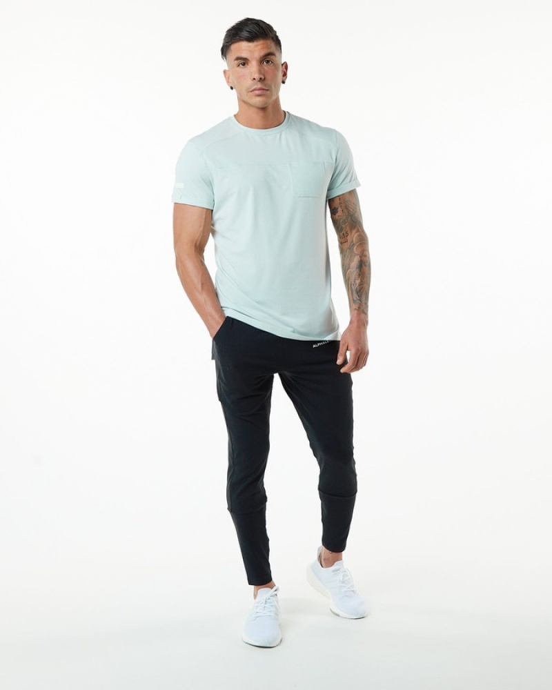 Alphalete Evo Pocket Uomo Camicie Blu | 28CTDNFVI