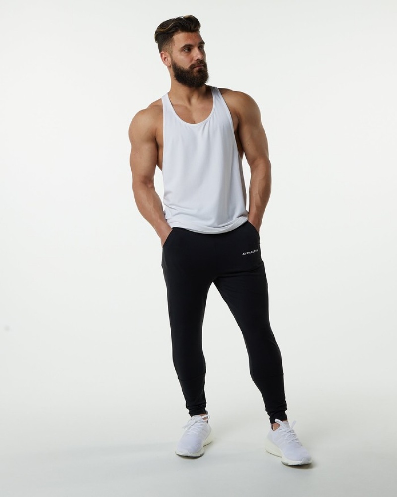 Alphalete Evo Stringer Uomo Canotta Bianche | 74LIPVKXT