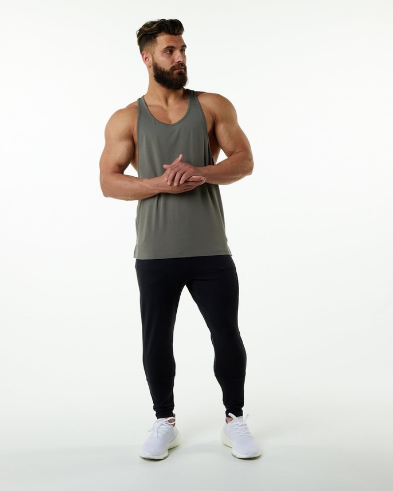 Alphalete Evo Stringer Uomo Canotta Grigie | 79JIRAMUO