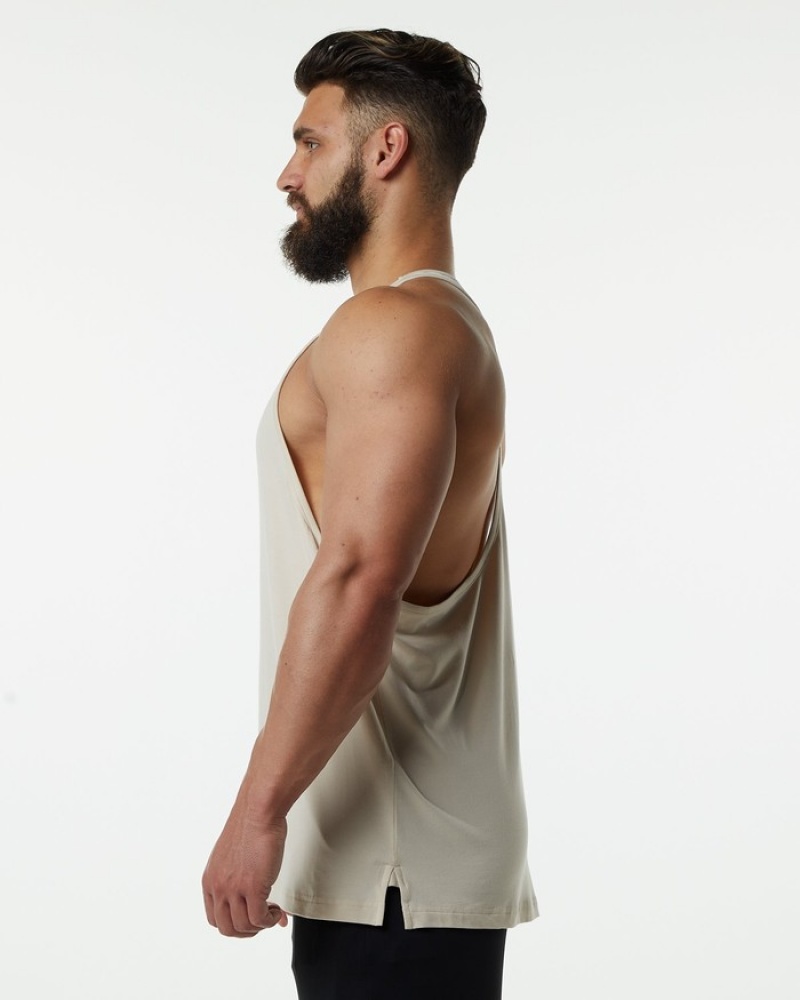 Alphalete Evo Stringer Uomo Canotta Grigie | 68ITYDXLC
